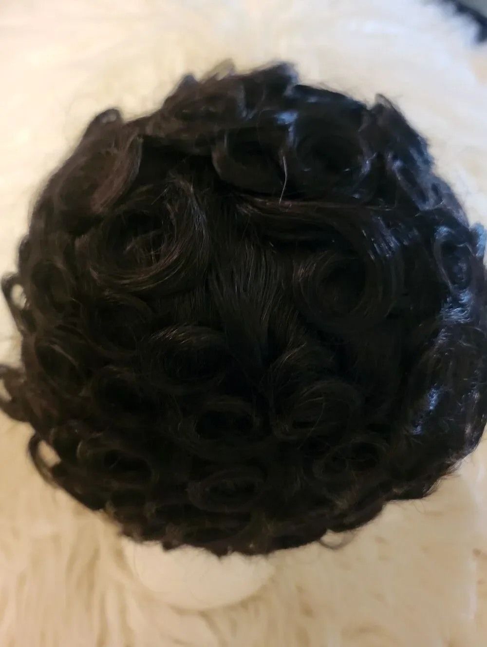 🆕️➿️Curly Pixie Wig, Black, 4